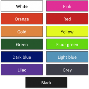 13 colors to color your spinnaker