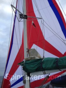 catamaran with asymmertical spinnaker 1011 sq ft