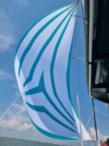 Beneteau 473 Asymmetrical spinnaker 126 sqm / 1356 sq ft