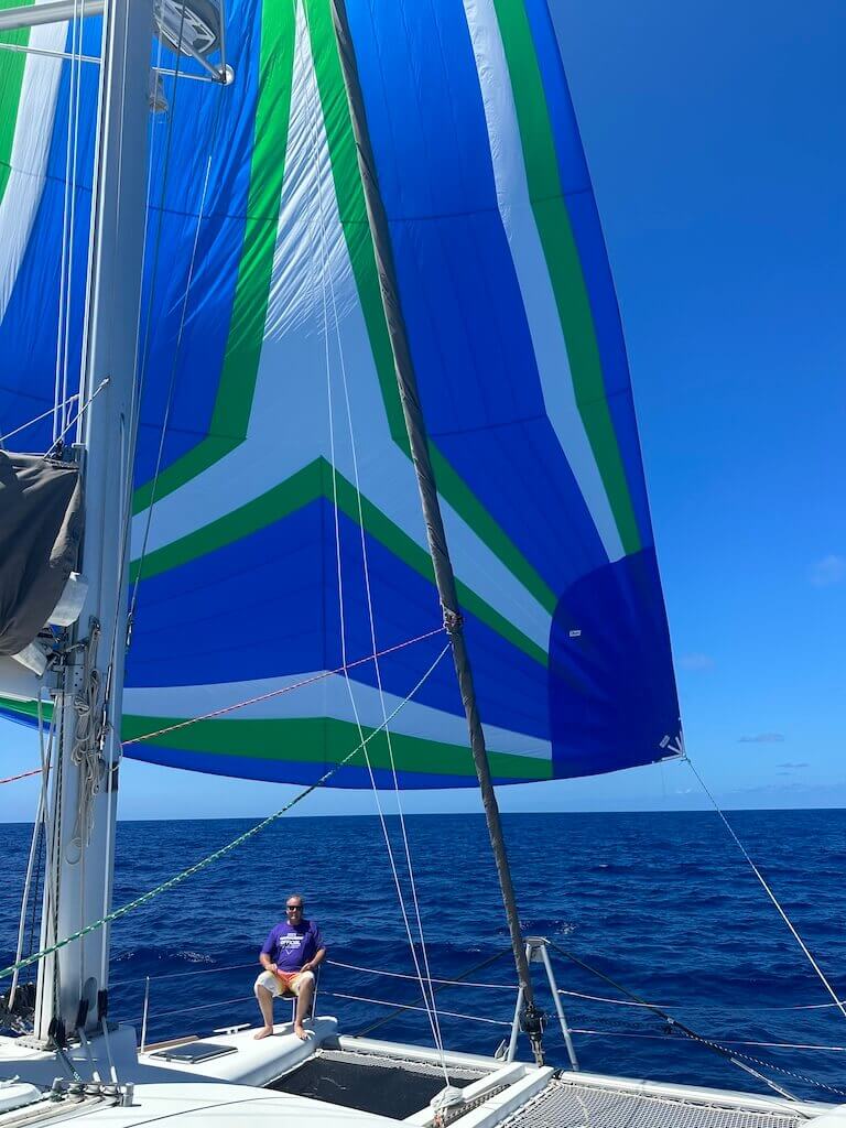 Lagoon 450 symmetrical spinnaker