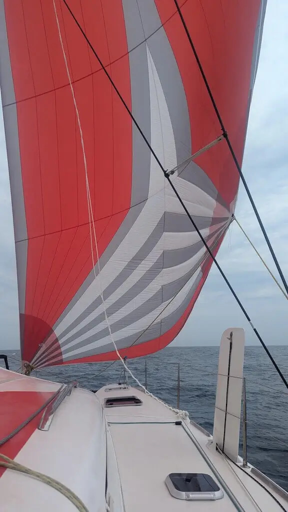 TS 42 custom colors asym isails ispinnakers