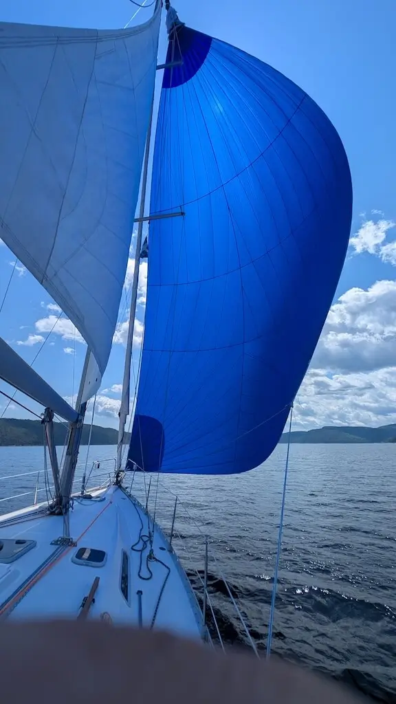 Dufour 36 Classic asymmetric spinnaker
