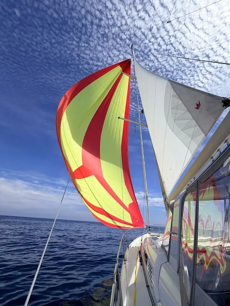 Beneteau Oceanis 51.1 asymmetrical spinnaker