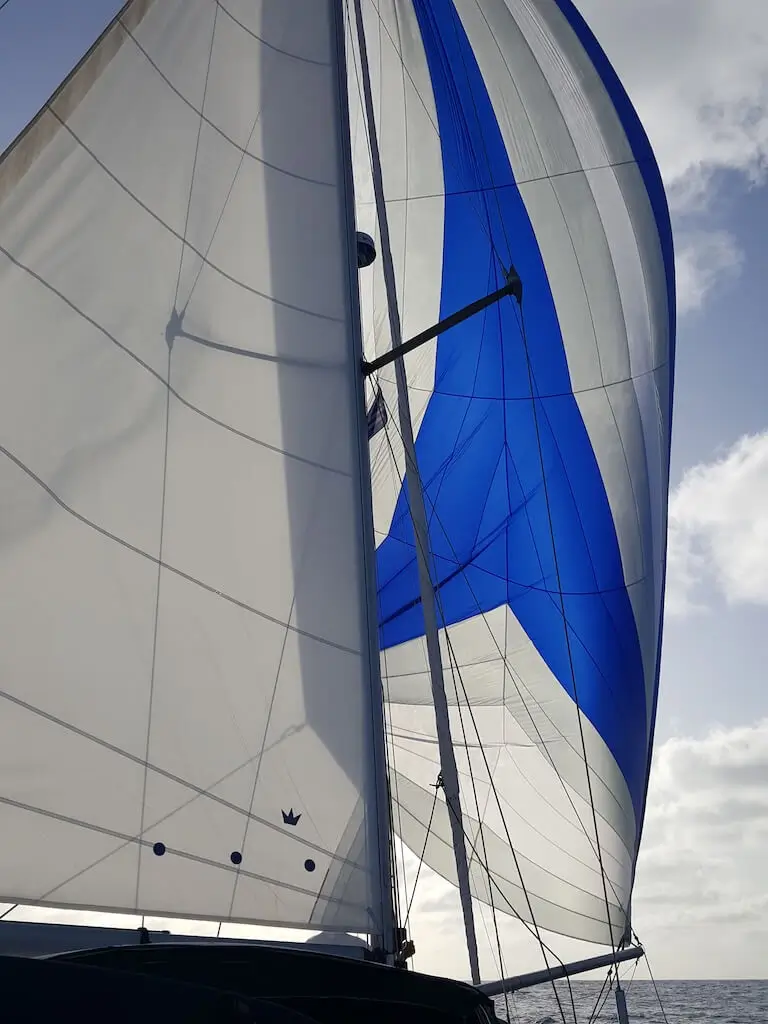 Beneteau Oceanis 44CC asymmetrical spinnaker