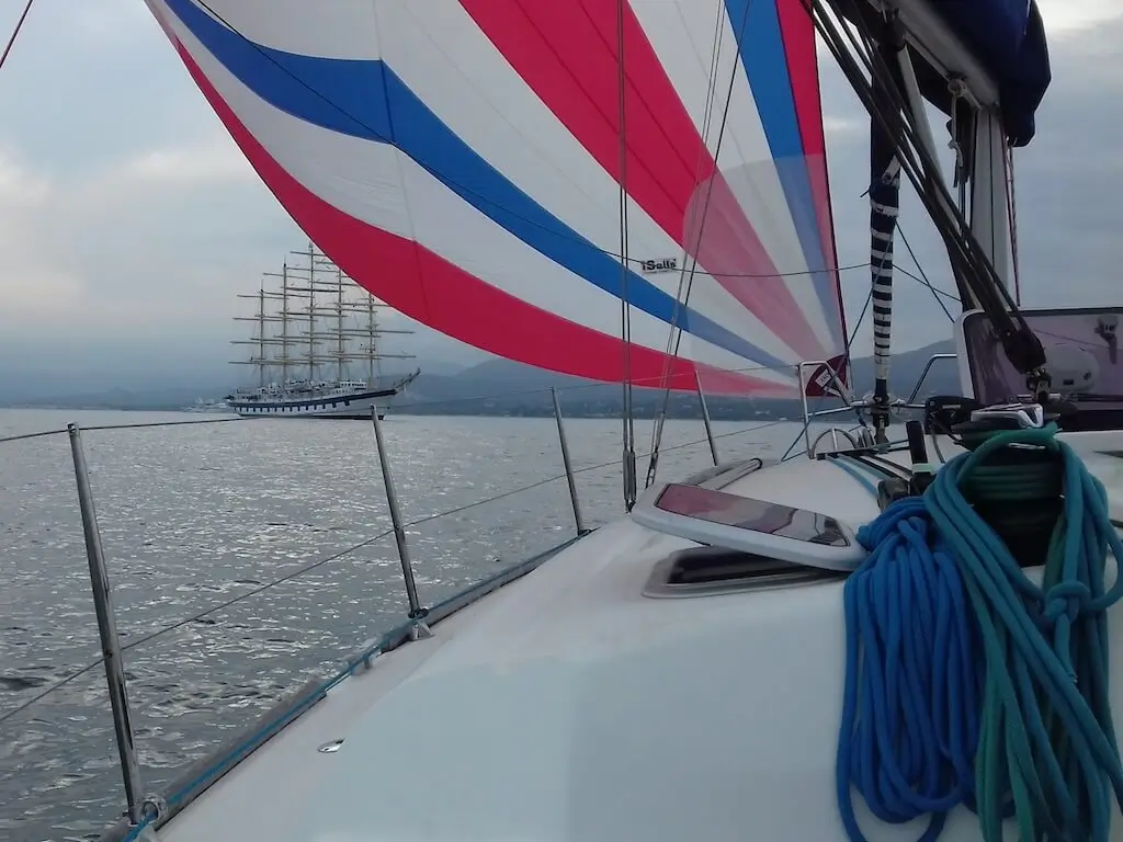 Dufour 365 Asymmetrical spinnaker