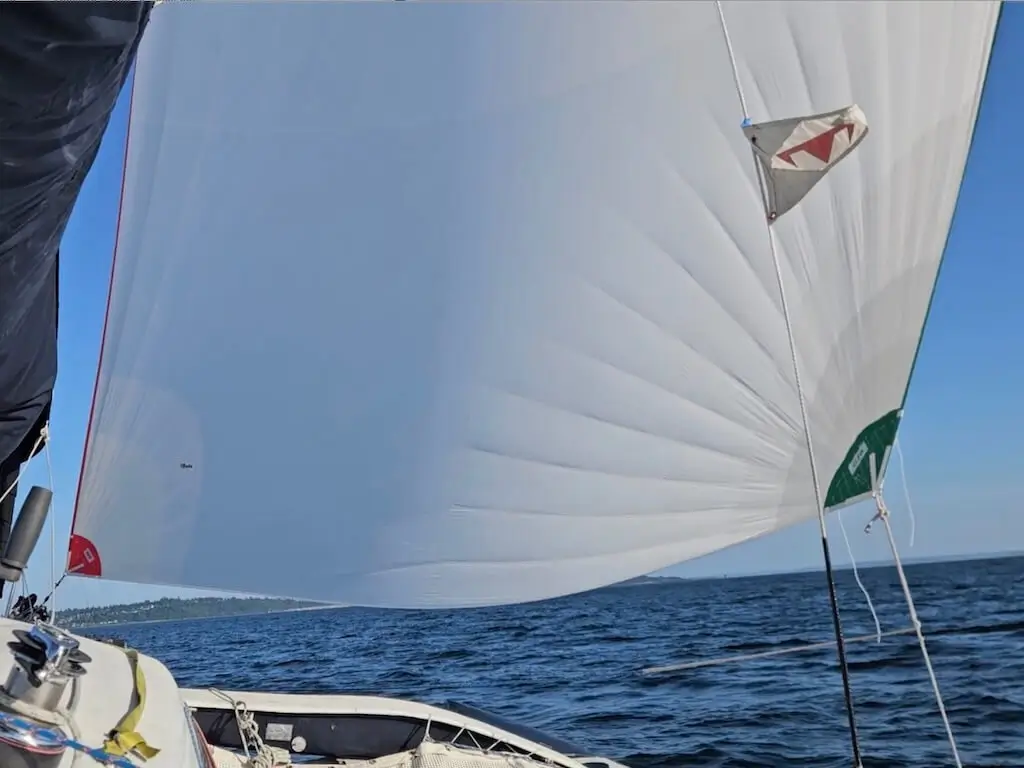 Farrier 32 trimaran asymmetrical spinnaker
