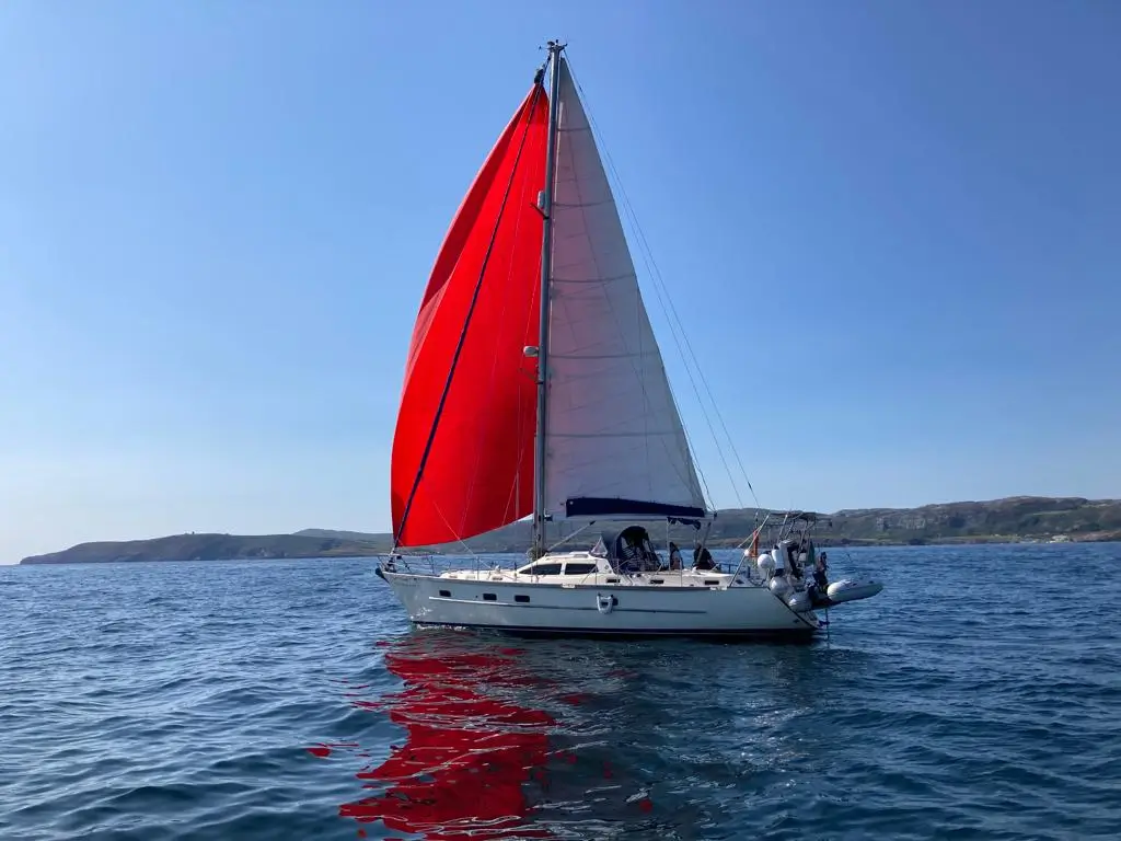Southerly 135 asymmetrical spinnaker