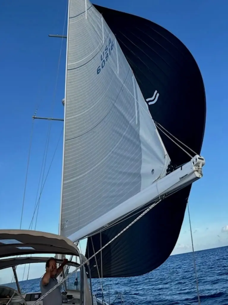 Oyster 54 asymmetrical spinnaker